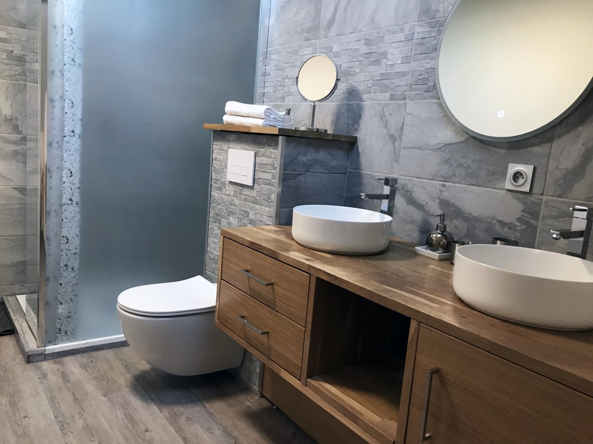 Salle de bain de notre location saisonnière